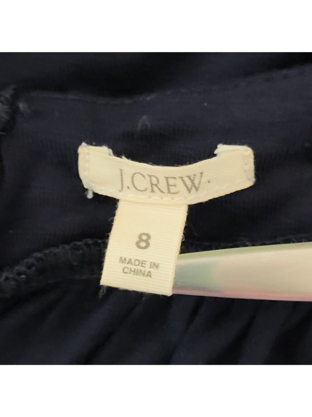 J. Crew Halter Maxi Dress With Braided Waist Tie Womens Size 8 Navy Party - Picture 5 of 7